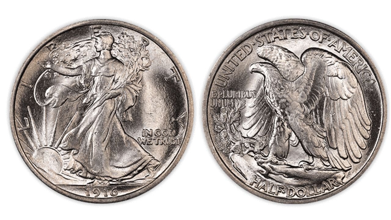 Walking Liberty Half Dollar, 1916-1947